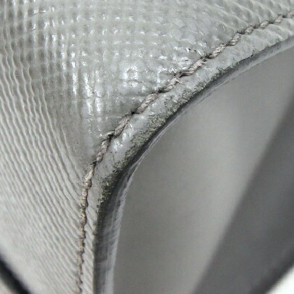 Prada Handbag 1BA156 Gray Calf Leather Women's PRADA - Picture 4 of 8